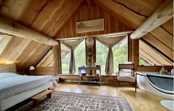 Très jolie maison en rondins dans son écrin de verdure à l'orée de la forêt d'Orléans - Photo 11 - Nibelle