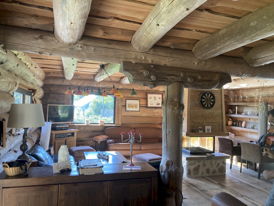 Très jolie maison en rondins dans son écrin de verdure à l'orée de la forêt d'Orléans - Photo 7 - Nibelle